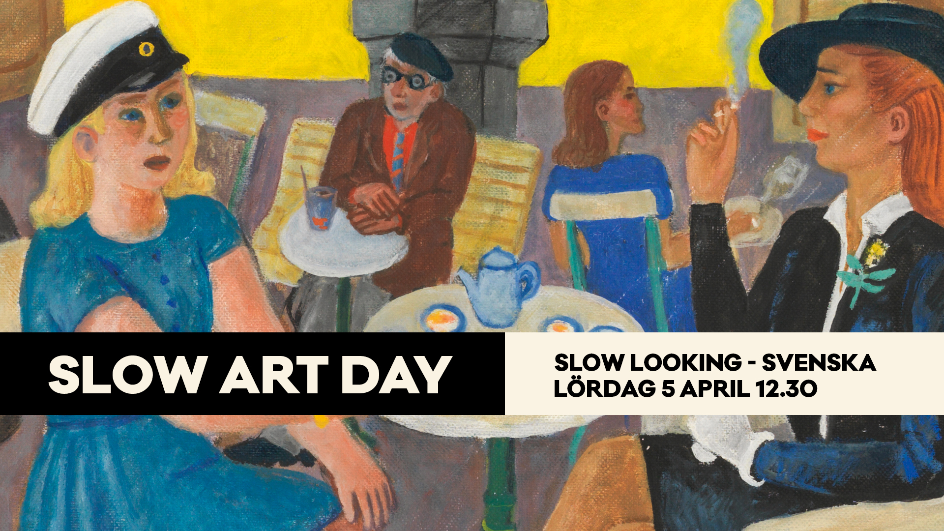 Slow Art Day 5 april. Visning på svenska
