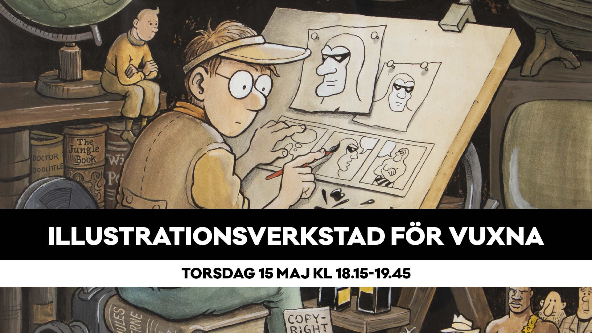 Illustrationsverkstad för vuxna