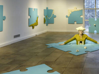 Henric Westlund konstutställning installationsbild