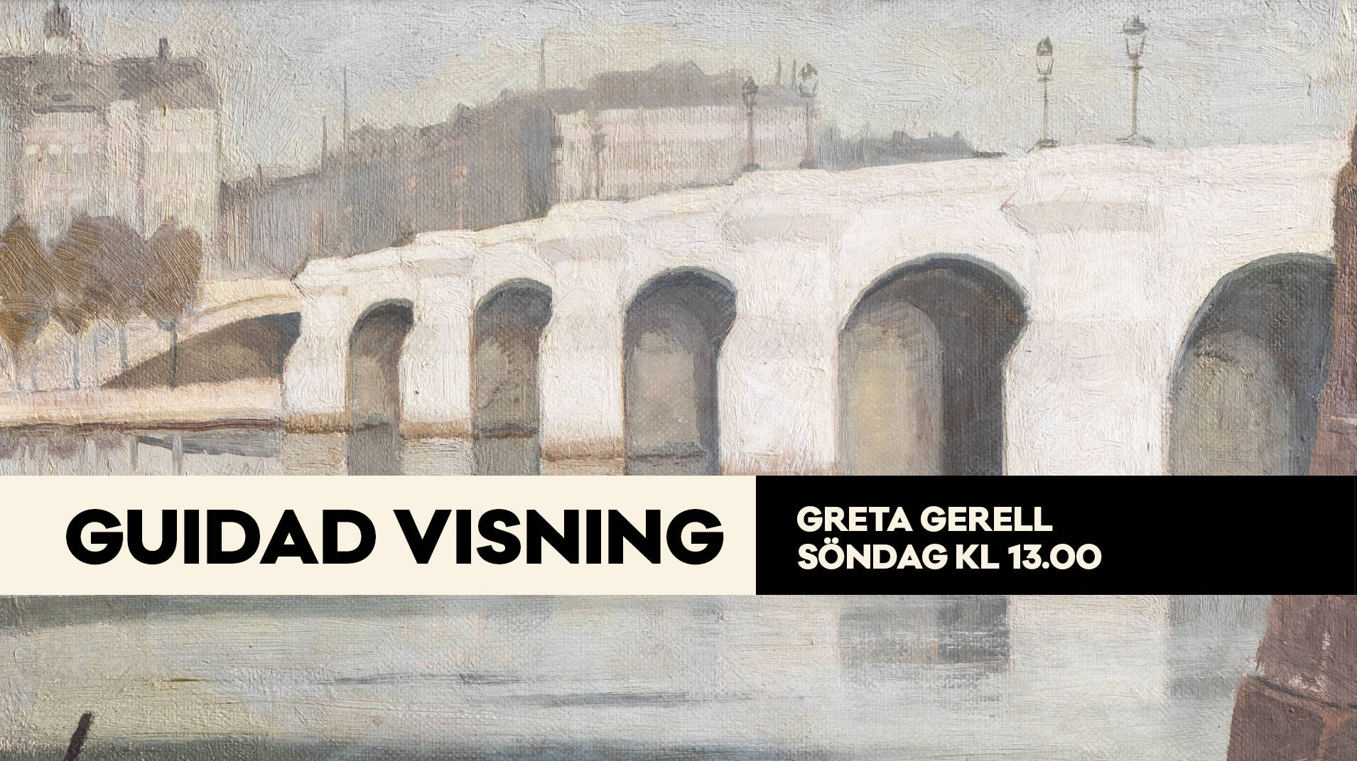 Guidad visning av Greta Gerells utställning med måleri och teckning