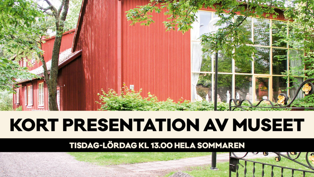Kort presentation av museet Bror Hjorths Hus och utställningen med Greta Gerell