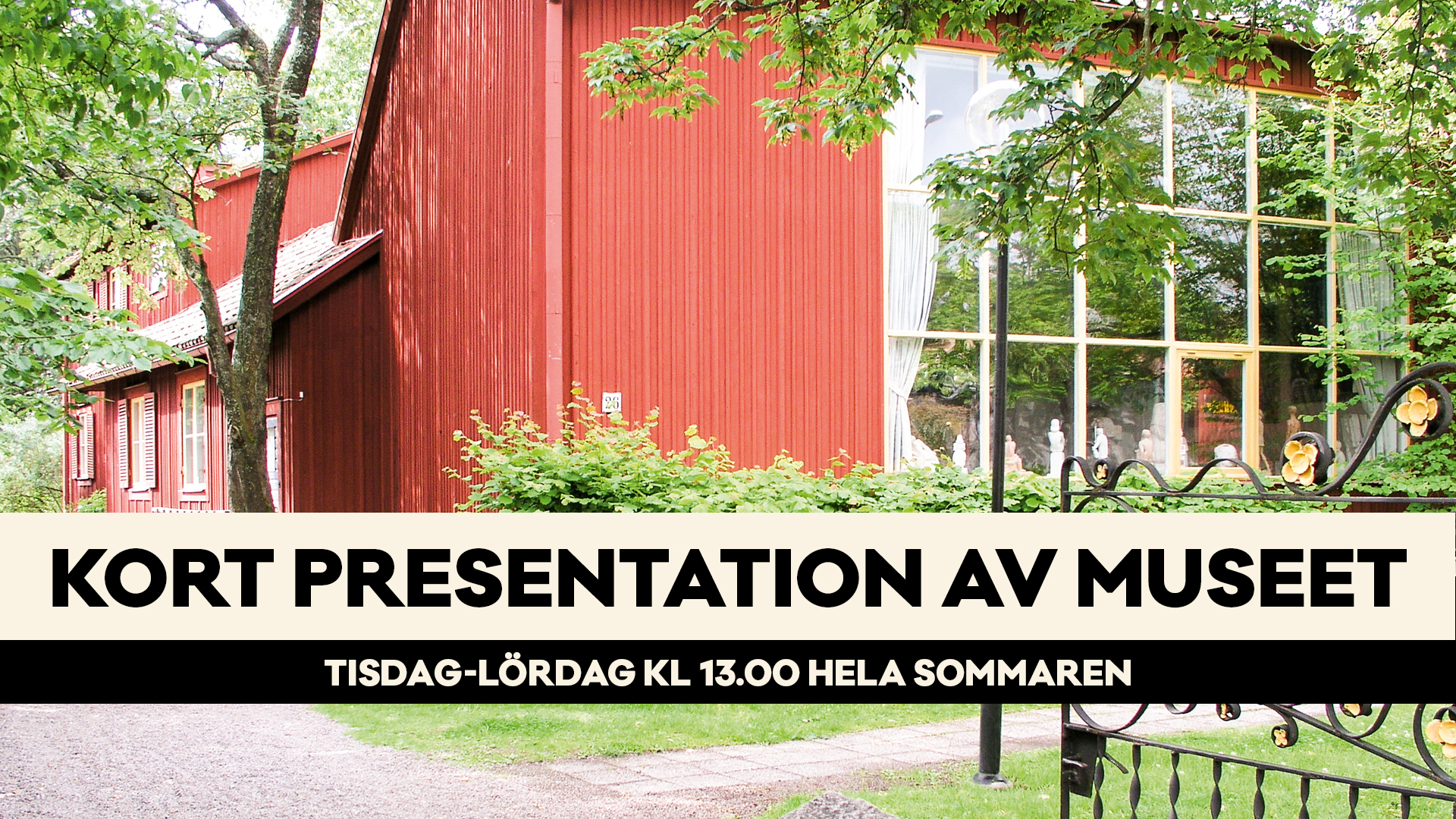 Kort presentation av museet Bror Hjorths Hus och utställningen med Greta Gerell