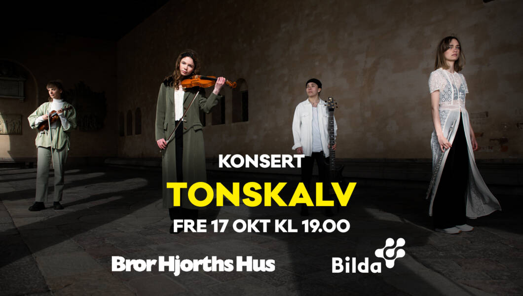 Folkmusikkonsert med bandet Tonskalv på Bror Hjorths Hus 17 oktober 2025