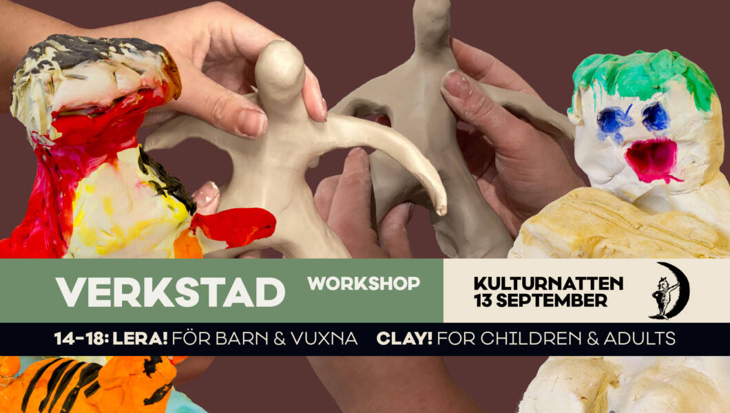 Skulpturverkstad. Sculptur workshop.