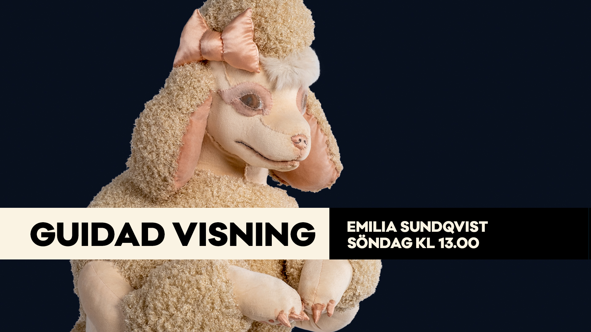 Guidad visning av Emilia Sundqvists utställning Vakenvila