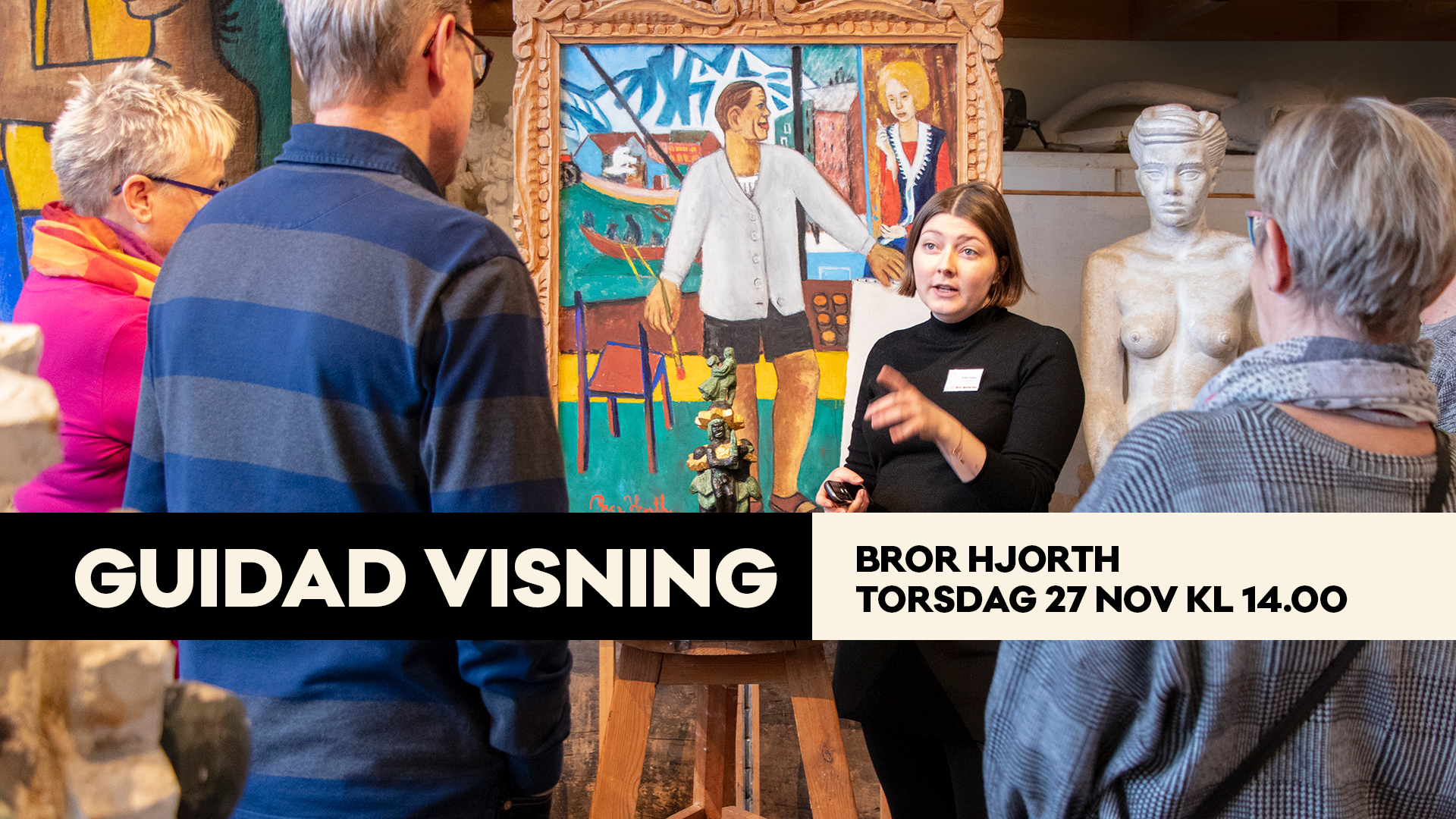 Guidad visning av Bror Hjorths konst och hem