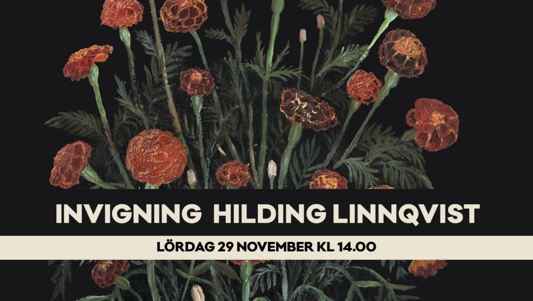 Invigning av utställning med Hilding Linnqvist. Adam Rosenkvist talar.