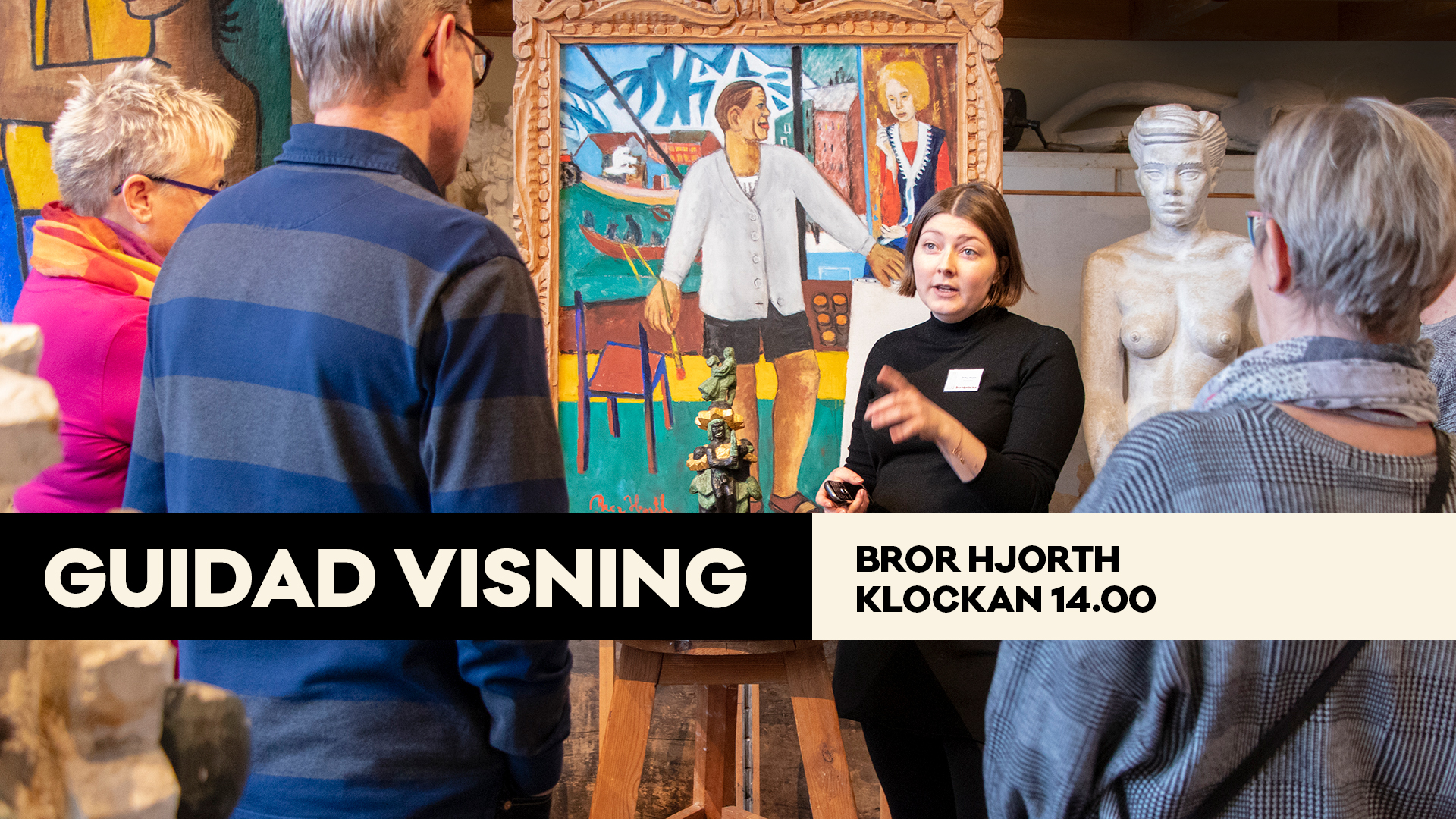 Guidad visning av Bror Hjorths konst och hem