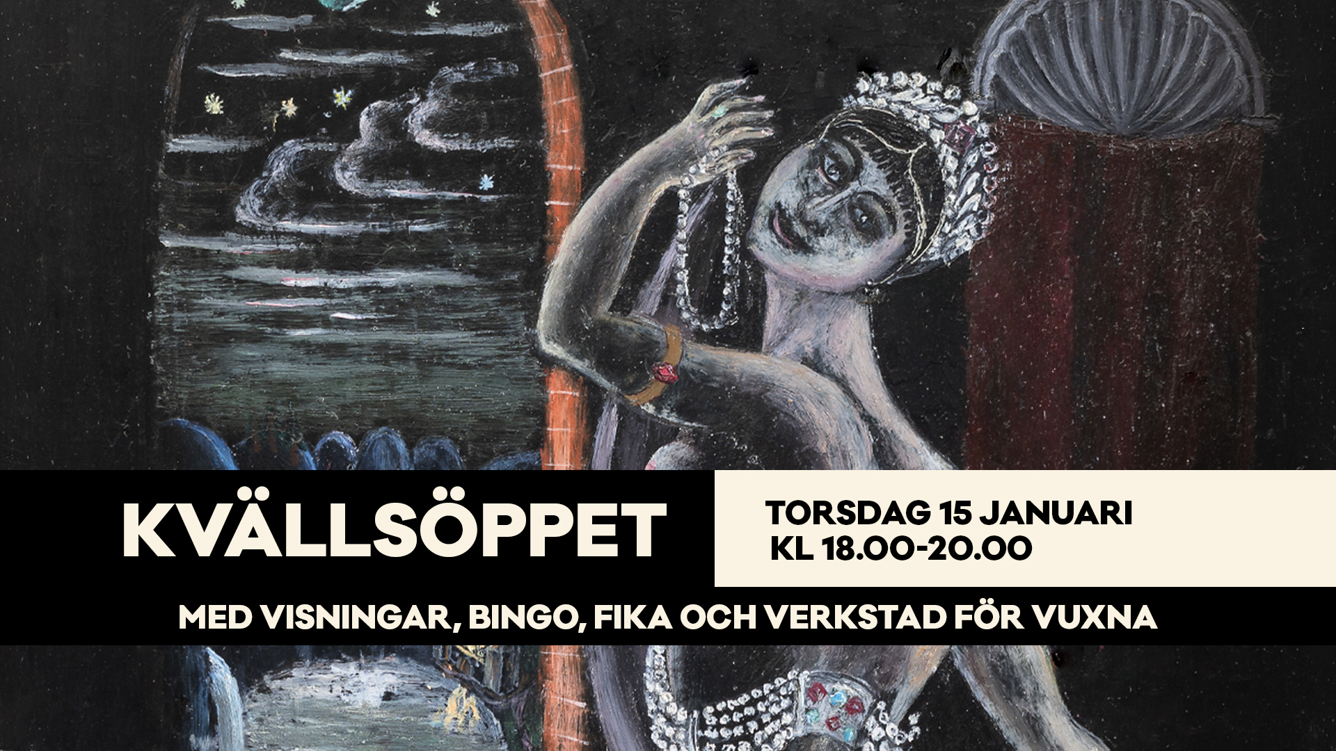 Kvällsöppet på Bror Hjorths Hus