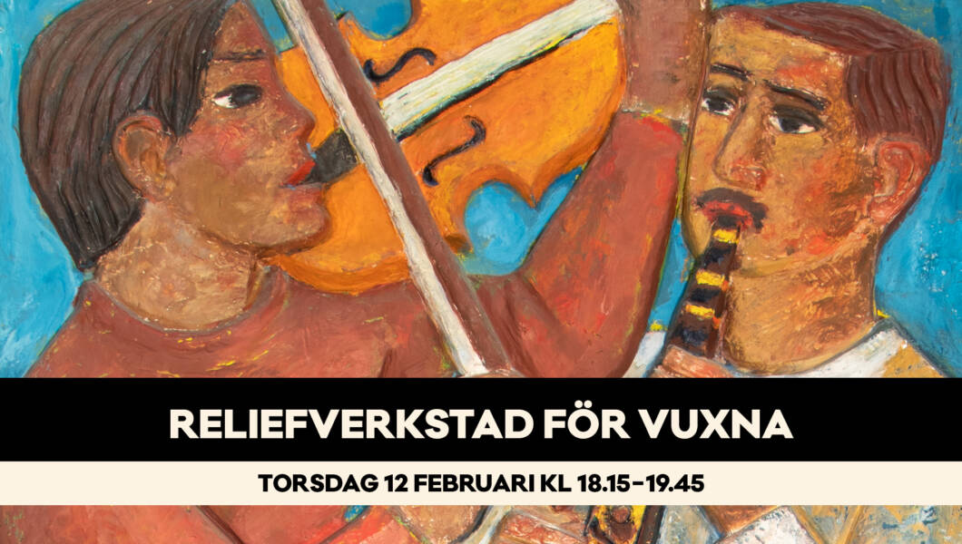 Reliefverkstad för vuxna två musikanter