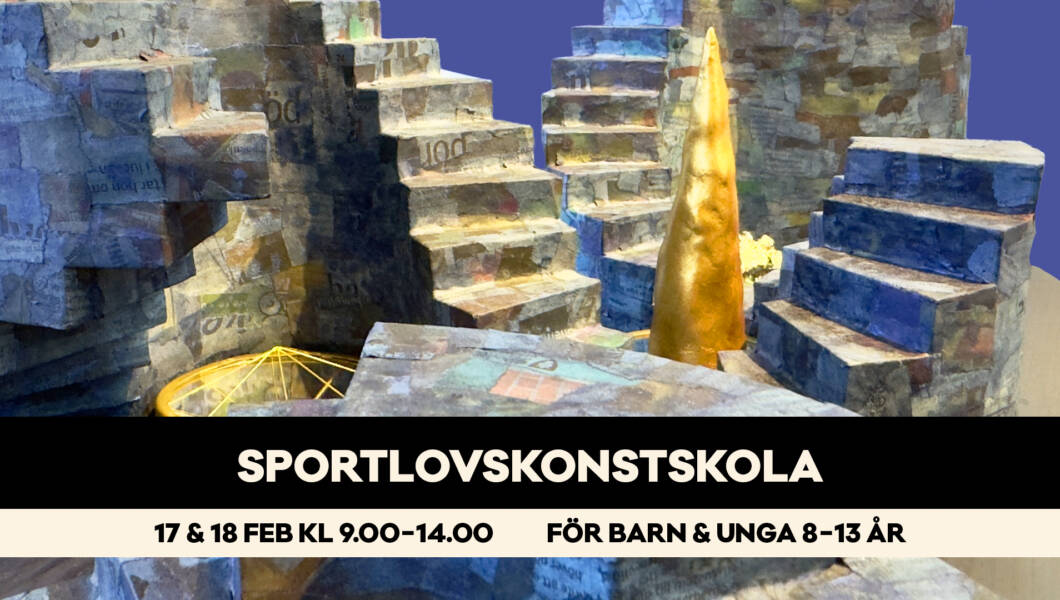 Sportlovskonstskola på Bror Hjorths Hus för barn och unga 8-13 år