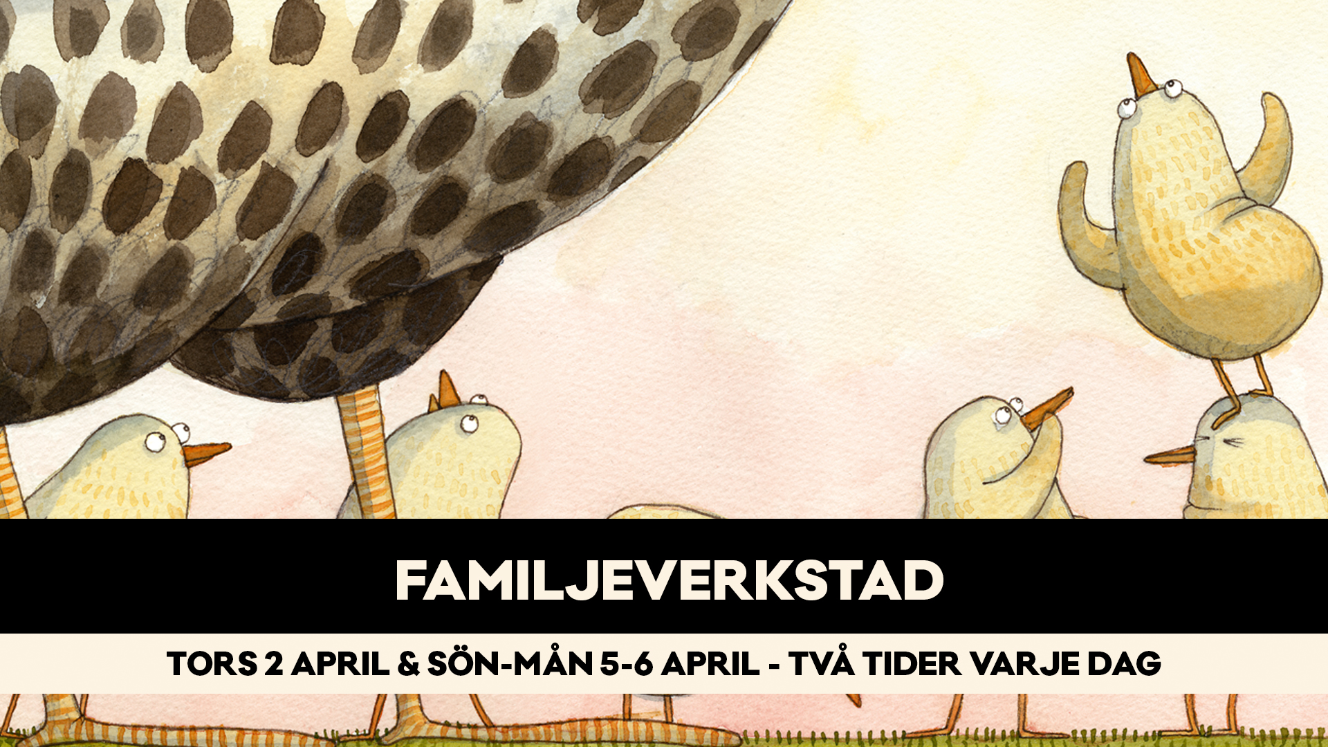 Familjeverkstad på påsklovet 2026