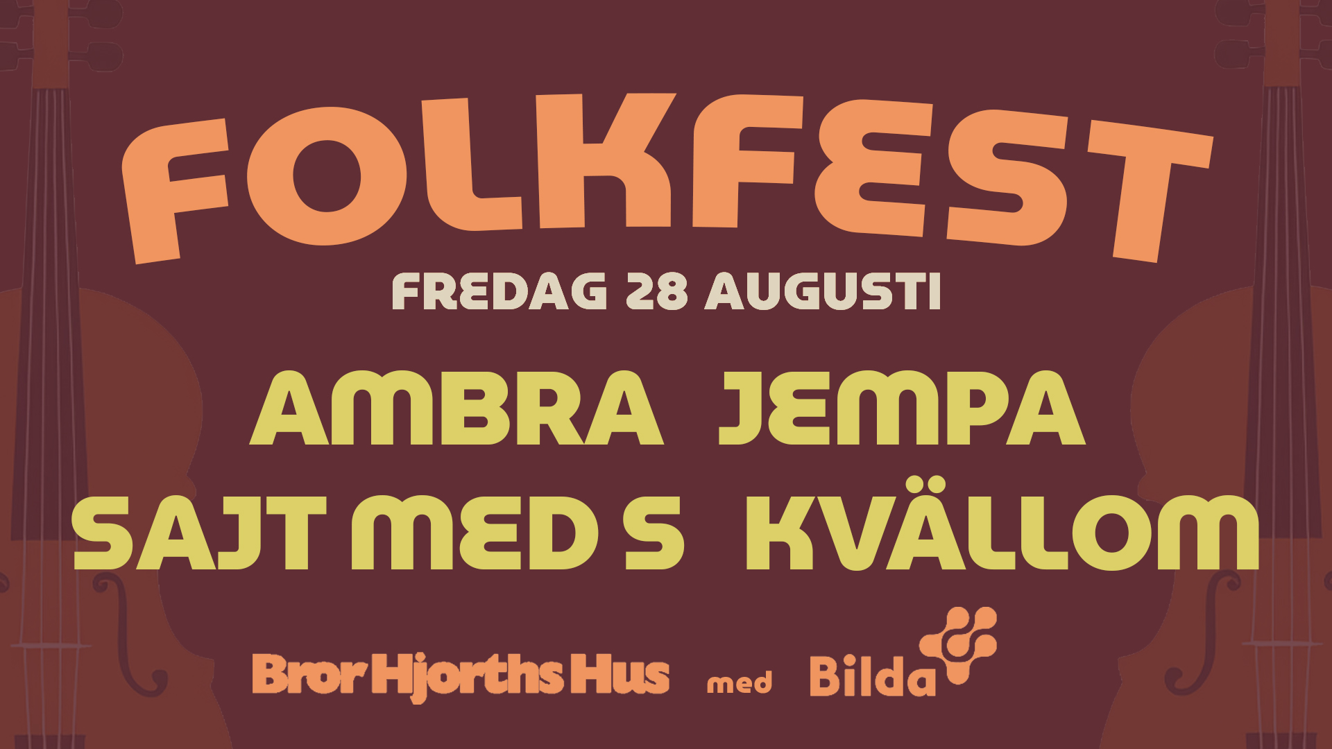 Folkfest - folkmusik i Bror Hjorths Hus