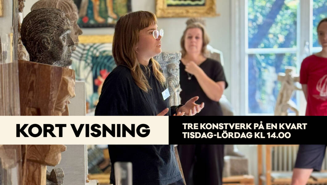 Kort visning av tre konstverk under sommaren