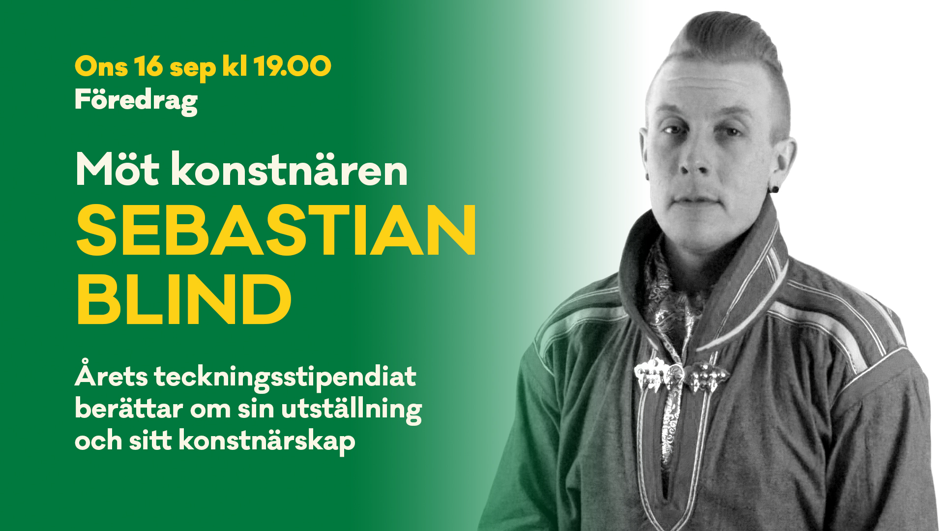 Föredrag: Möt konstnären Sebastian Blind