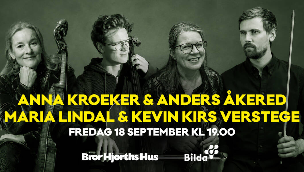 Anna Kroeker & Amders Åkered bjuder in... fredag 18 september 2026