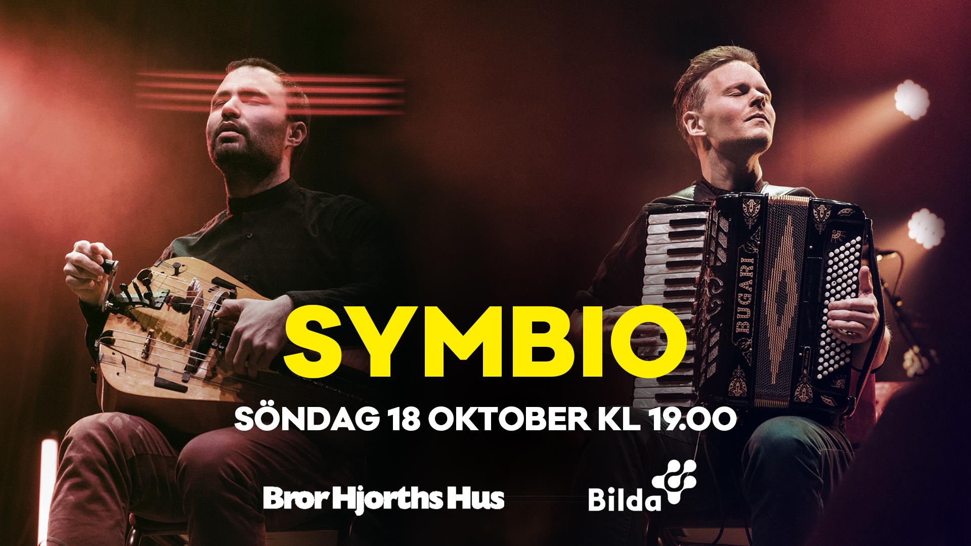 Konsert med SYMBIO söndag 18 oktober kl 19