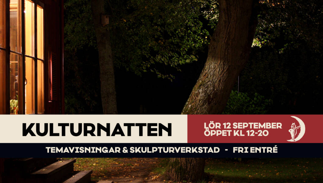 Kulturnatten i Uppsala 12 september. Program på Bror Hjorths Hus