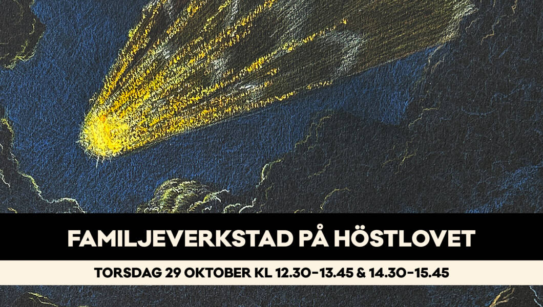Familjeverkstad för höstlovslediga på Bror Hjorths Hus