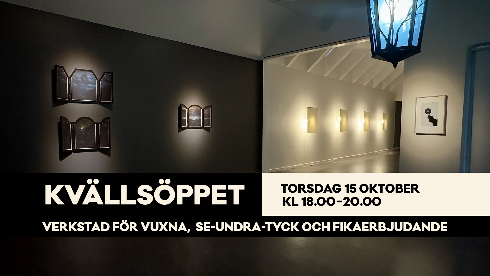 Kvällsöppet på Bror Hjorths Hus 15 oktober 2026