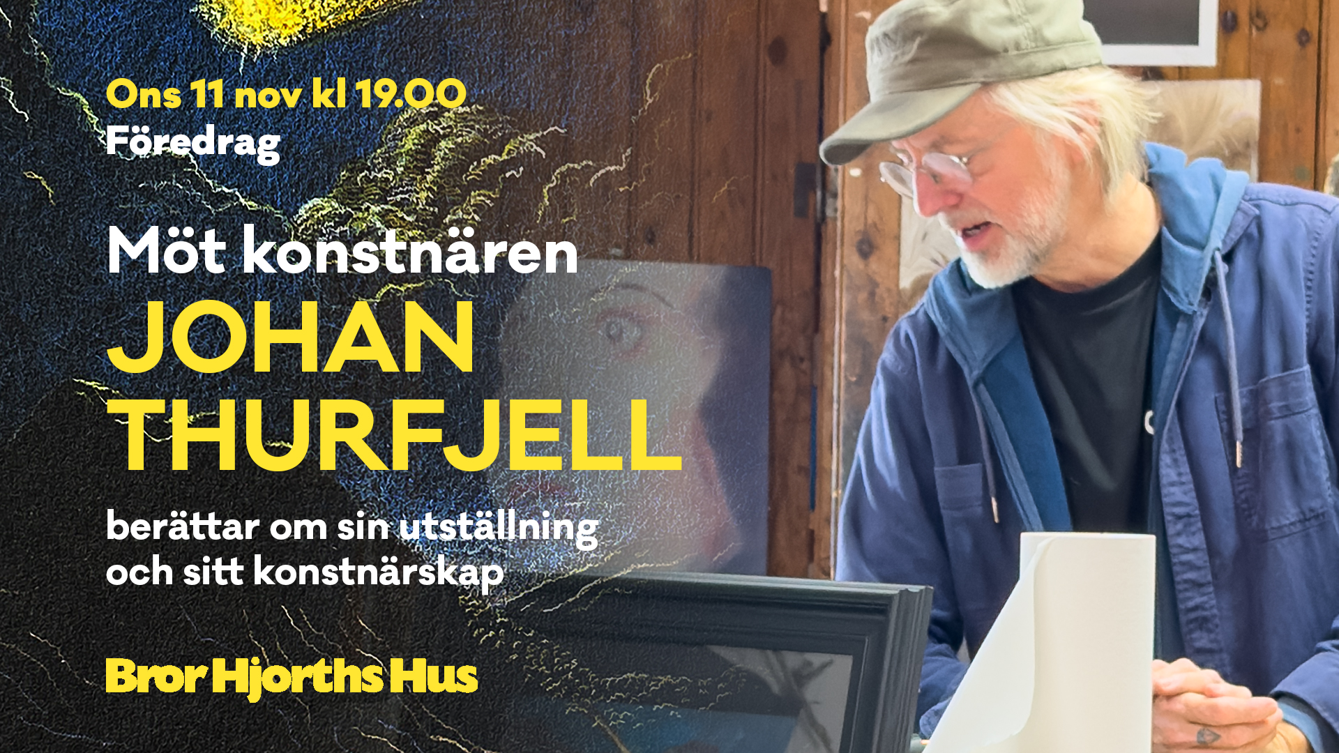 Möt konstnären Johan Thurfjell som berättar om sitt konstnärskap