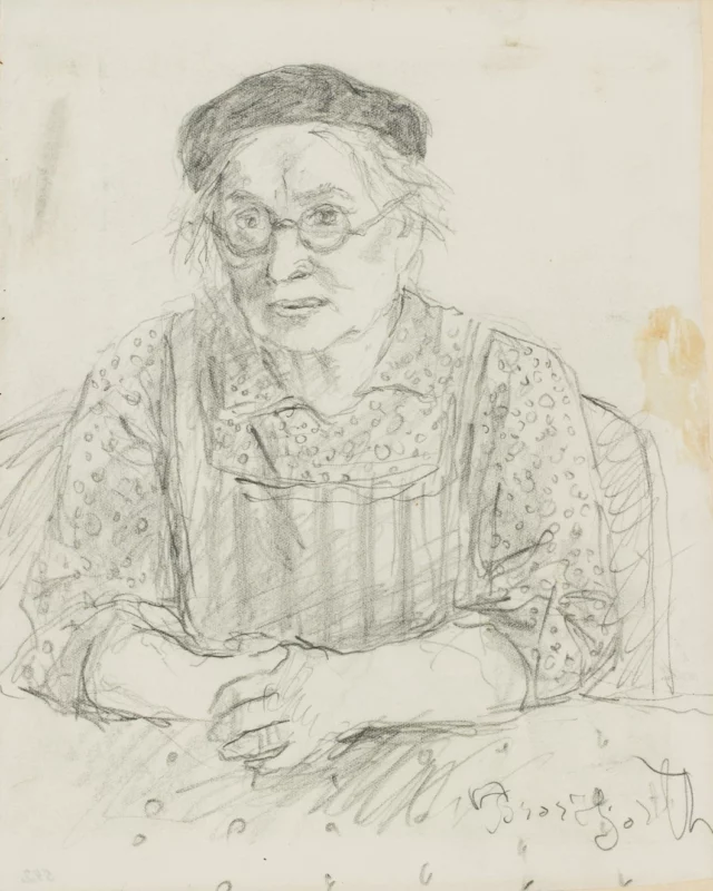 Mors dag
Bror Hjorths porträtt av sin mamma Lotten (Charlotta) i blyerts från 1930-talet.
Så här skriver Bror om sin mor i sin självbiografi Mitt liv i konsten (1967):
"Under mina parisår lärde jag känna mor riktigt och hon blev mig mycket kär.
Jag upptäckte henne genom hennes fina brev. Vi korresponderade flitigt och gjorde det så länge hon levde när vi var på avstånd från varann. Hon berättade målande om personer och händelser i sin omgivning, i hemmet och trakten och hon skildrade sitt dagliga slit och släp expressivt, med humor och värme och med inte så lite poesi. Hon hade en naturlig känsla för språket.
Under första tiden i Paris när inga andra förstod och gillade mitt arbete var hon den enda som uppskattade det, försökte sätta sig in i det, och med skarpa reflexioner och iakttagelser visade att det inte allenast var av moderskärlek."

Följ med på visning av Bror Hjorths konst och hem idag söndag kl 14.00.

#brorhjorthshus #brorhjorth #morsdag #mor #porträttavmor #blyertsteckning #studiomuseum #konstnärshem